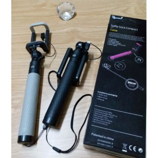 Gậy Chụp Ảnh 📸📸 Selfie 🤳🤳D12S Cho Iphone Đầu Lightning 📱Cây Tự Sướng Cứng Chắc Dài 80cm 👍💖💖💖