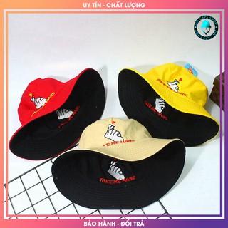 Mũ Bucket 2 Mặt Take Me Hand vải kaki 2 lớp / nón tai bèo / mu tai beo hai mat / vành / non vanh / xo / xô