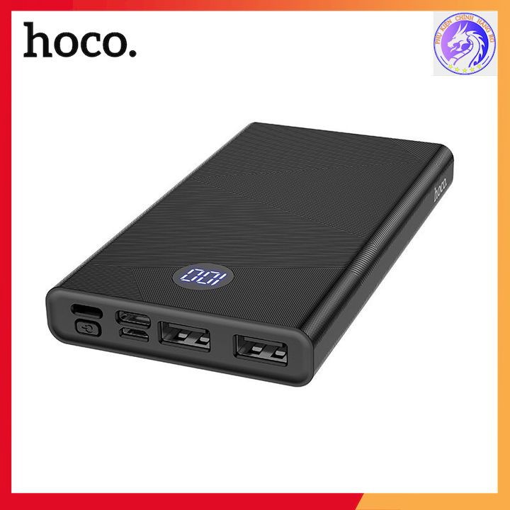 Pin Dự Phòng Polymer A+ 2 Cổng USB 2.1A 10000 mAh Hoco DJ01 MAX-Màn hình LED