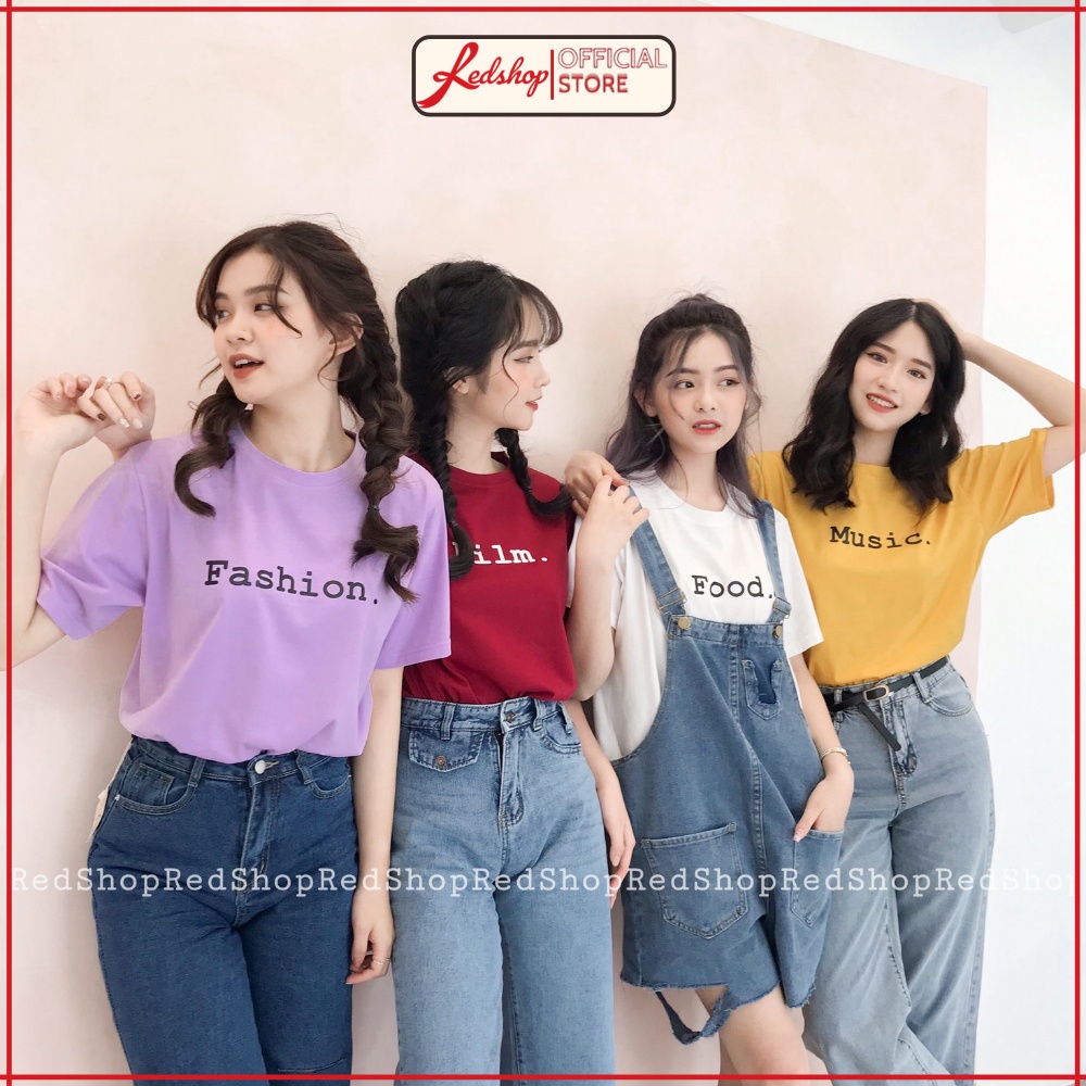 Áo thun Nữ đi chơi đi học thời trang Hàn Quốc Red Shop