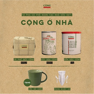 Bộ tự pha chế Cộng ở nhà - Cộng Cà phê