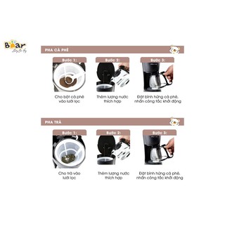 Máy pha cà phê Bear KFJ-403