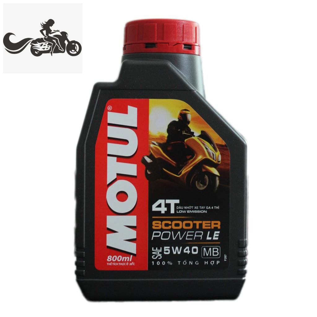 Nhớt Motul Scooter Power Le 5W-40 0,8L