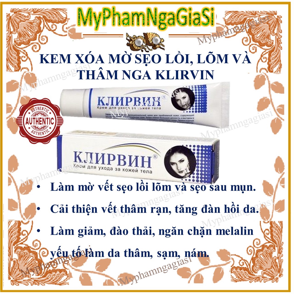 Kem Sẹo Nga - Sẹo Klirvin