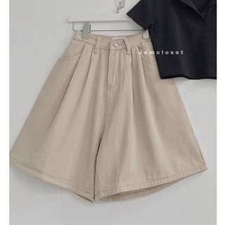 Quần đùi kaki thụng trơn LC_freesize