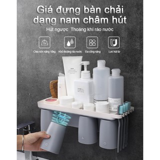 Giá đựng bàn chải dạng nam châm hút/tien.ich.shop