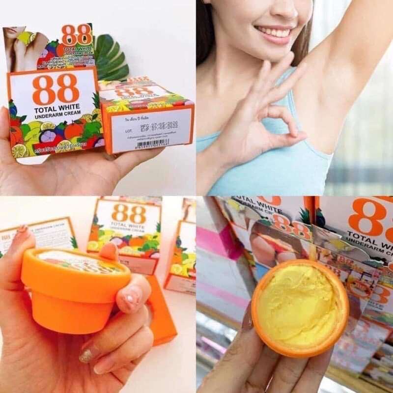 Kem giảm thâm nách và khử mùi 88 Total White Underarm Cream Thái Lan 35g