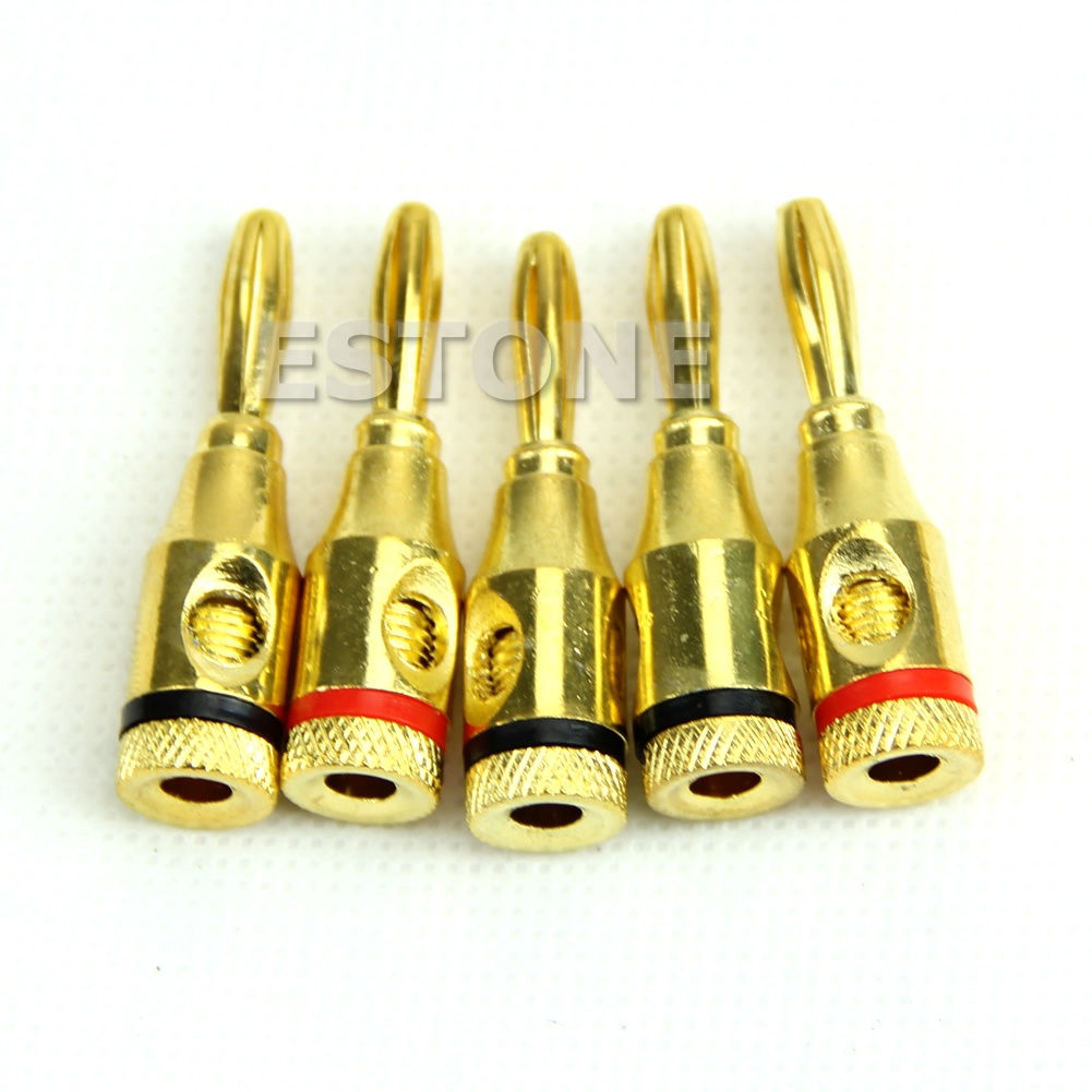 Set 8 Đầu Cắm Bắp Chuối 4mm Bền Bỉ Cho Loa Phát Nhạc