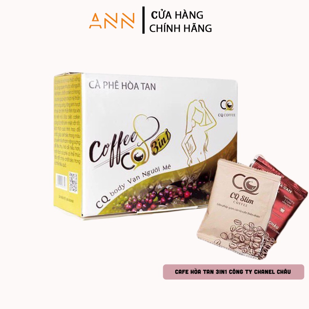 Cà Phê Giảm Mỡ Hòa Tan CQ 3in1 Chanel Châu - 8938518583093