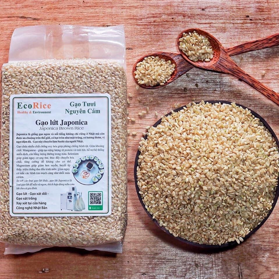 Gạo Hữu Cơ Japonica -Túi 1kg hút chân không thumbnail