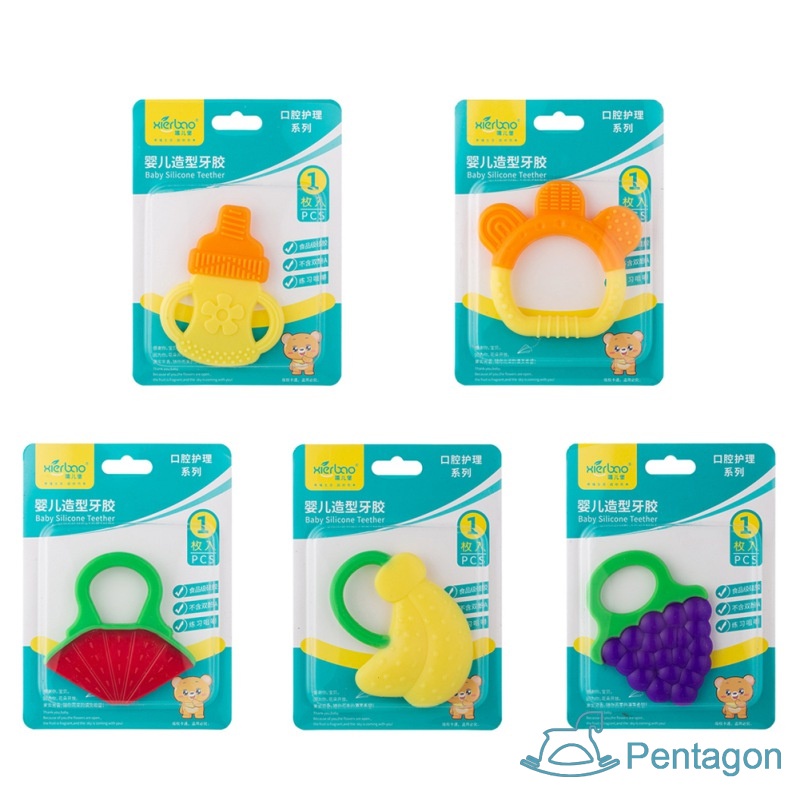 Đồ Chơi GặM NướU HìNh TráI Cây Ba Chiều BằNg Silicone Cho Bé