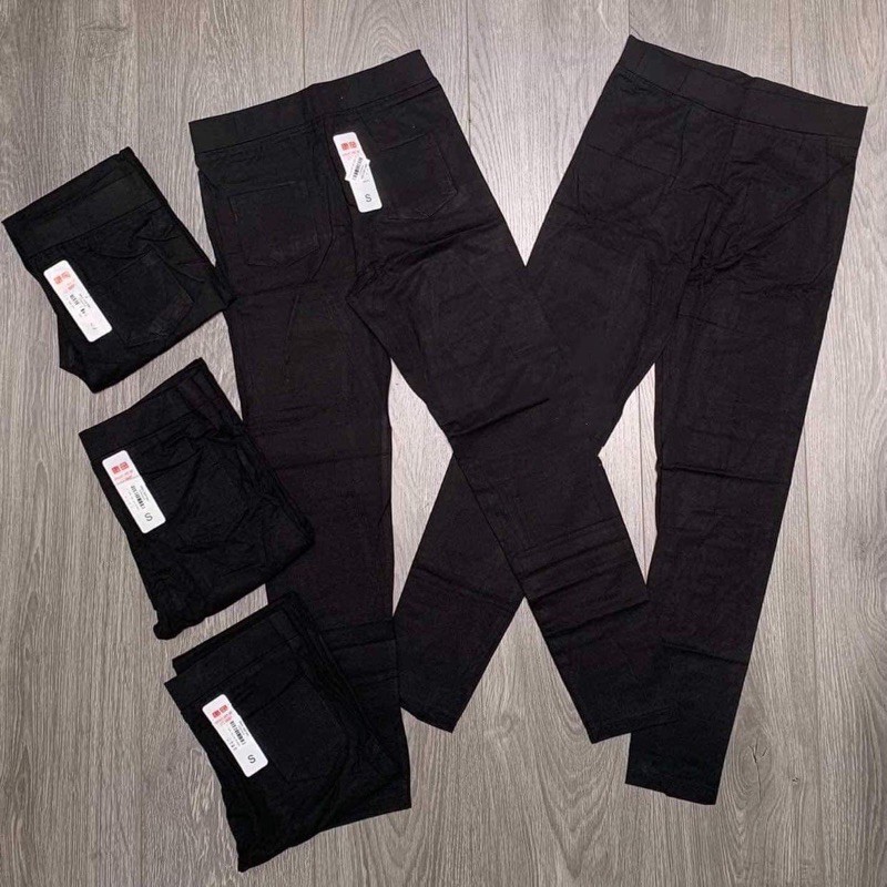 Quần legging dày dặn hai túi sau chuẩn đẹp (Hình thật)