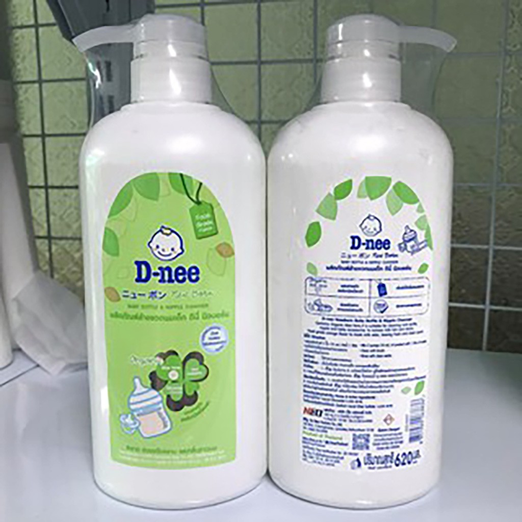 Nước rửa bình sữa Dnee, Nước rửa bình sữa Organic chai dung tích 620ml