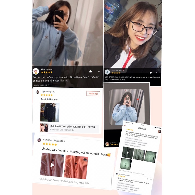 Áo Khoác Nỉ Form Rộng Bomber PUPPY Cadigan Ulzzang cao cấp giá rẻ từ BB