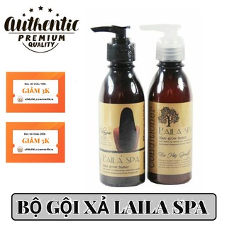 [CHÍNH HÃNG] Dầu Gội - Dầu Xả Kích Mọc Tóc Laila Spa 200ML