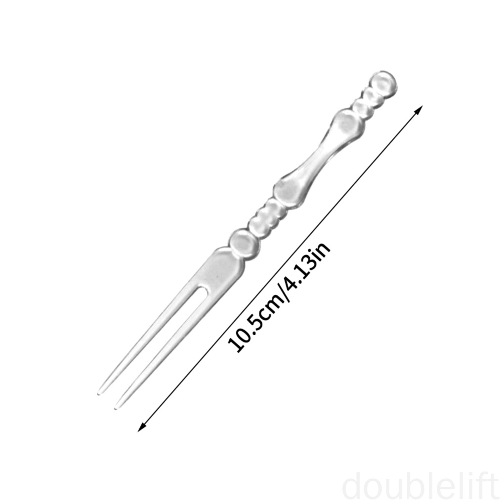 Set 80 Nĩa Nhựa 2 Răng Đựng Trái Cây / Salad / Đồ Ăn Vặt