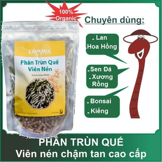 Phân Trùn Quế Viên Nén Dinh Dưỡng 1KG - Chuyên Dùng Cho Lan, Hoa Hồng, Sen Đá, Xương Rồng,Bonsai