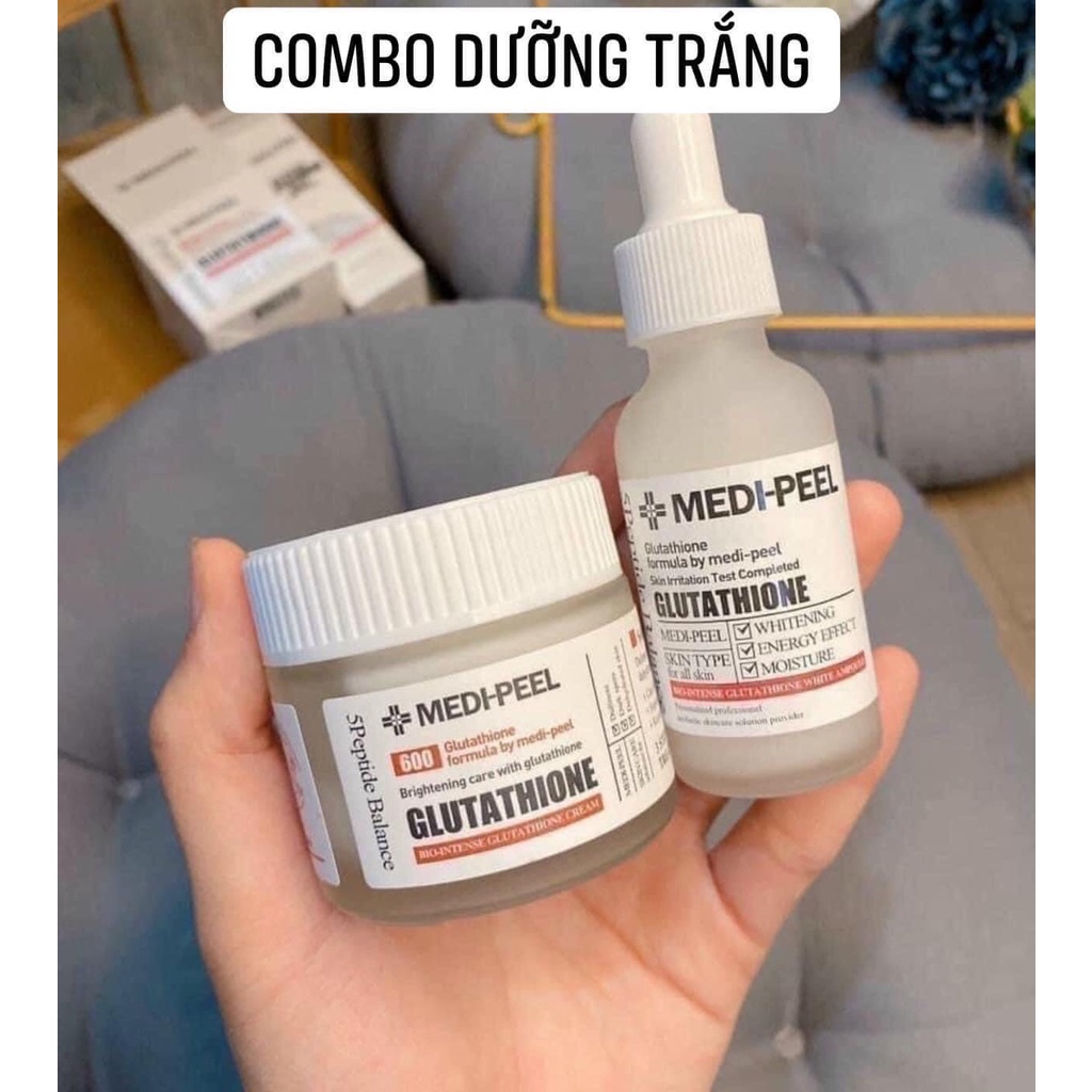 Kem dưỡng trắng và serum MEDI-PEEL Glutathione 600 White Cream MediPeel