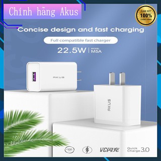 Củ Sạc Nhanh iPhone/iPad/Android VOOC - M5A Chính Hãng AKUS