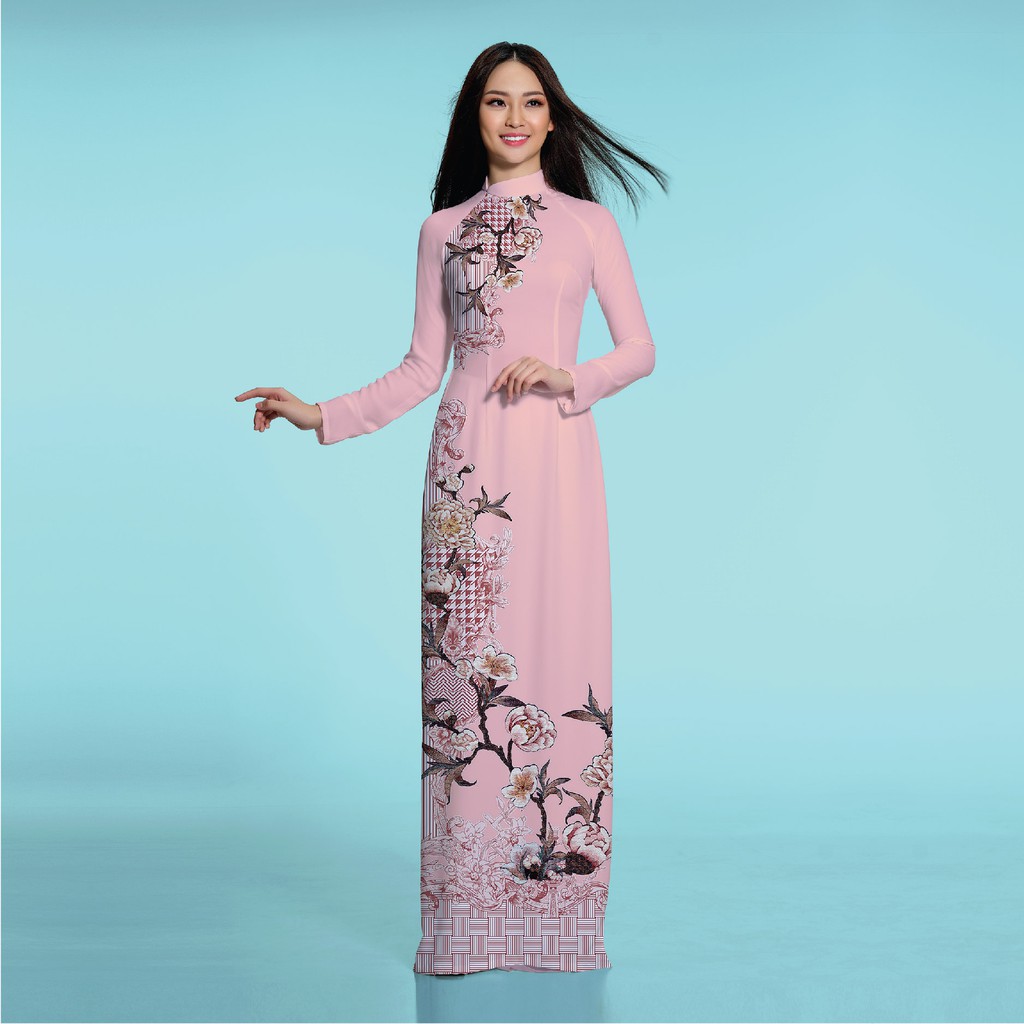 Vải Áo Dài Nữ Thái Tuấn Hoa Văn In ASBR533006CHZ