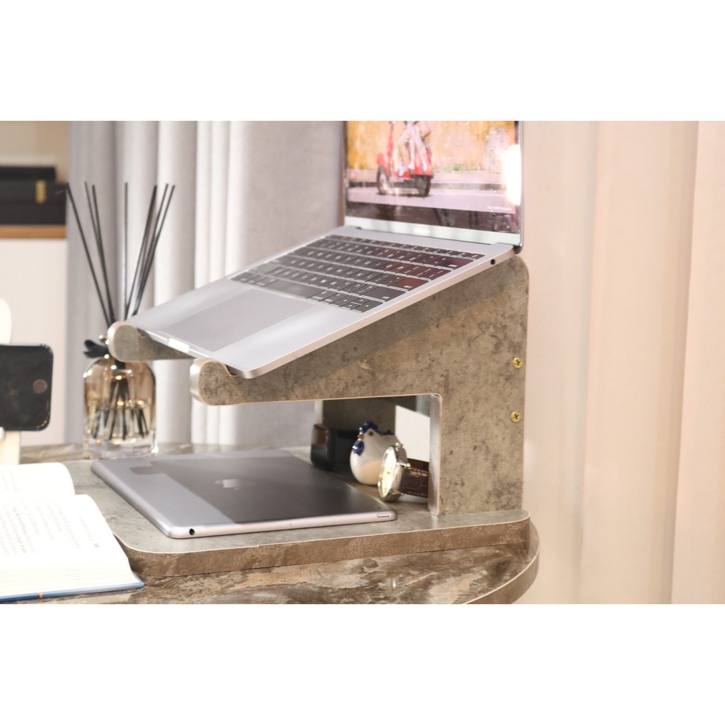 Kệ gỗ đỡ laptop, giá đỡ macbook TADA tản nhiệt tiện lợi, chống gù lưng (TD12) | BigBuy360 - bigbuy360.vn