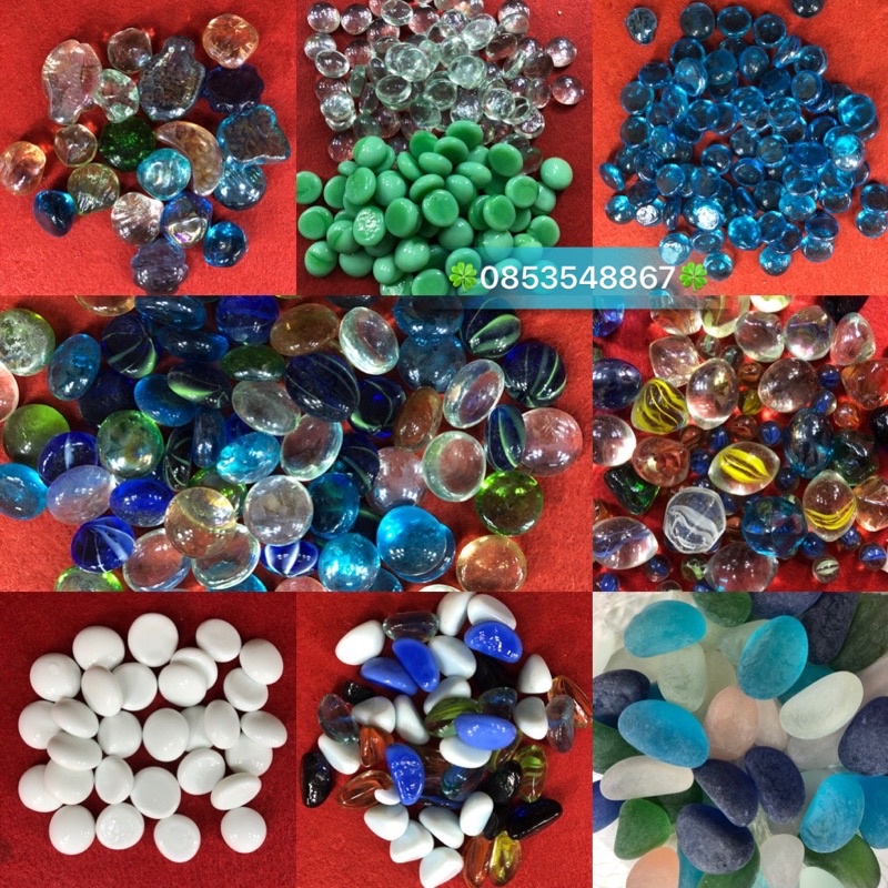 Túi Sỏi Nhiều Màu Trang Trí Hồ Cá, Sân Vườn