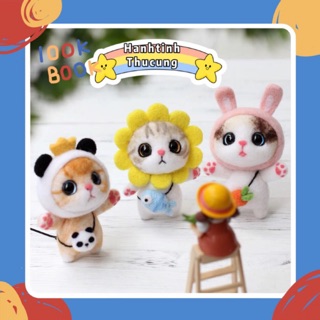 [Có video HD] KIT HỘI MÈO CON 3 + QUÀ TẶNG 🎁 LEN CHỌC CÓ HƯỚNG DẪN