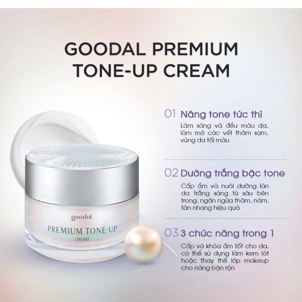 Kem Ốc Sên Goodal / 𝘍𝘳𝘦𝘦𝘴𝘩𝘪𝘱 / Kem Ốc Sên Dưỡng Trắng Da Goodal Premium Snail Tone Up Cream ( Mẫu Mới 2020 )