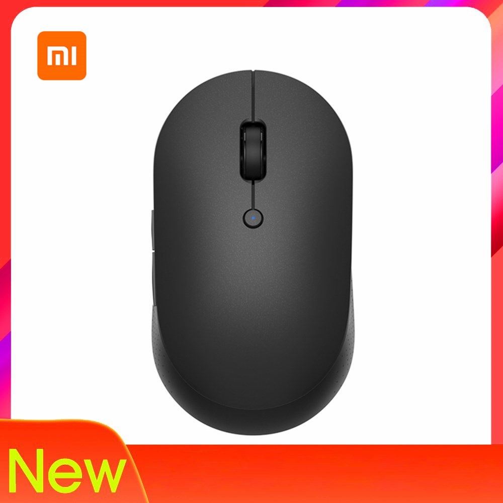 Đen Chuột Không Dây Xiaomi Mi Dual Mode Wireless Mouse Silent Edition - Bluetooth 4.2 & RF 2.4GHz, Không tiếng ồn