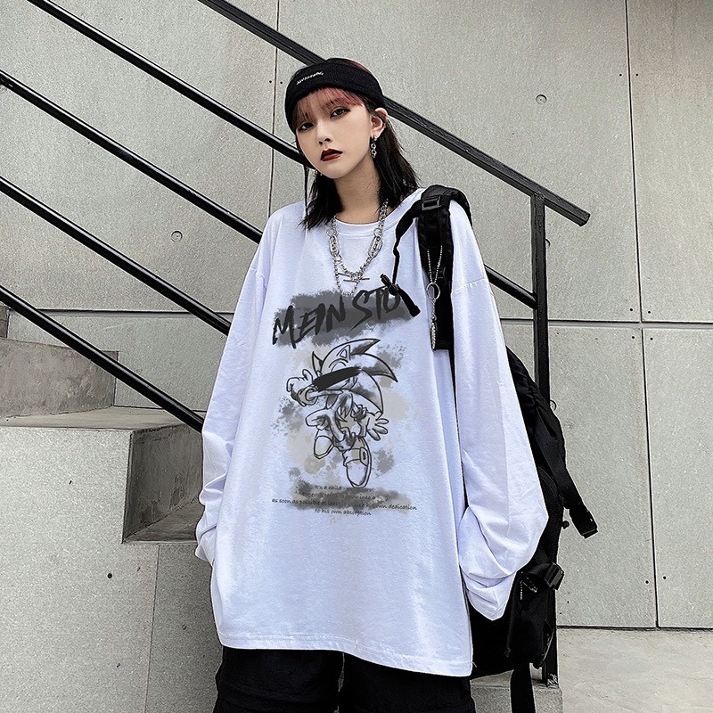 Áo thun tay dài form rộng NEKO.SG, Áo thun Streetwear SWT05