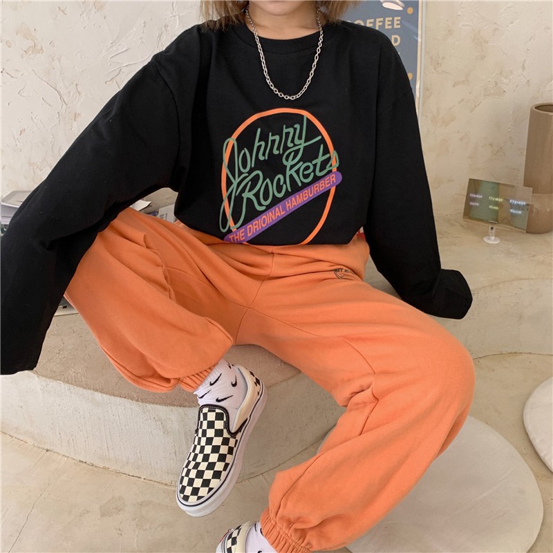 Áo thun dài tay  ROCKET  phông Unisex nam nữ tee oversize form rộng pull Ulzzang Streetwear Hàn Quốc vải mềm
