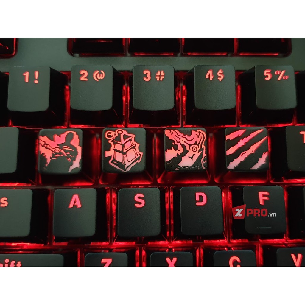 Bộ Keycap Liên Minh Huyền Thoại Thresh 4 Phím (Dùng gắn cho Bàn phím cơ)