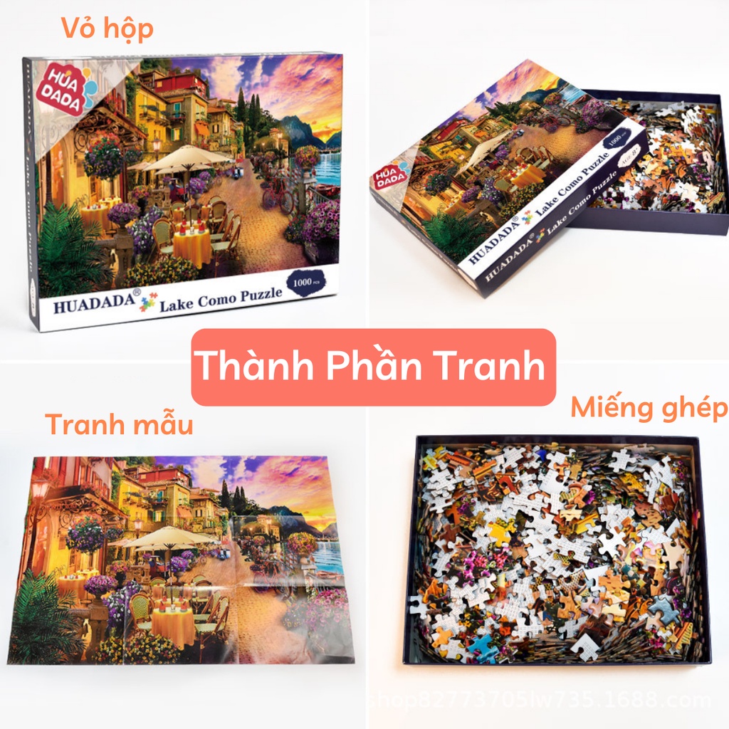 Tranh Xếp Hình 1000 Mảnh Phong Cảnh/Tranh Xếp Hình Kích Thước Lớn 70x50cm/Jigsaw Puzzle 1000/Tranh 1000 Mảnh Giấy