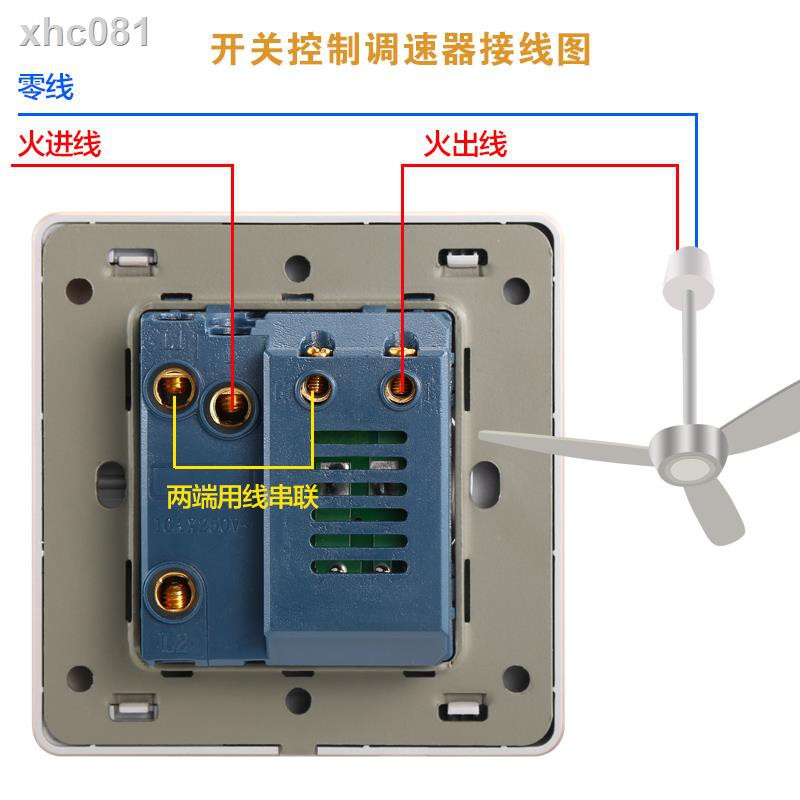 Bộ Điều Khiển Tốc Độ Quạt Trần 86 Loại 220v