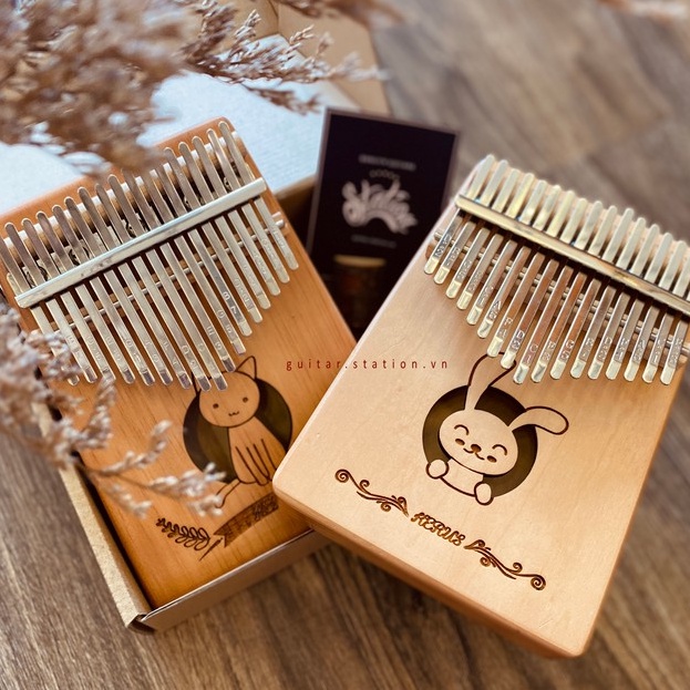 Đàn Kalimba 17 Phím Chính Hãng - Full Phụ Kiện - Có Sẵn