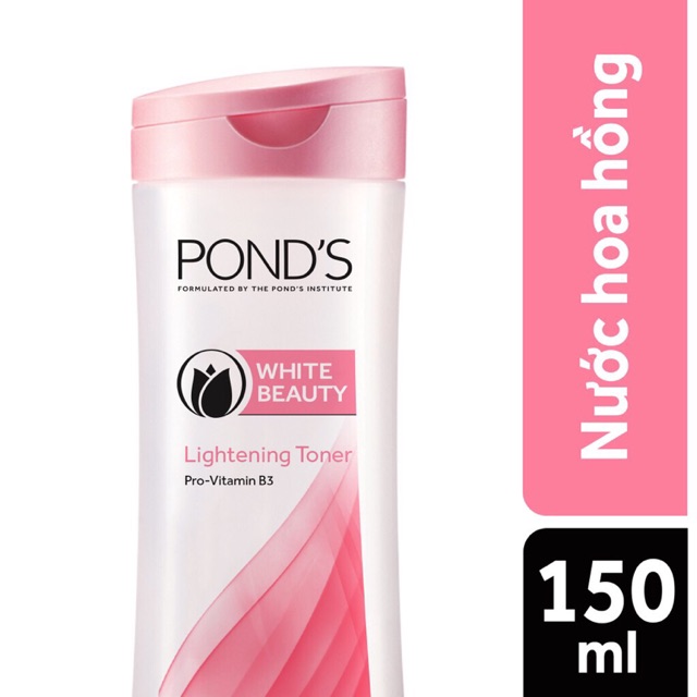 NƯỚC HOA HỒNG LÀM SÁNG DA TRẮNG HỒNG RẠNG RỠ POND'S 150Ml