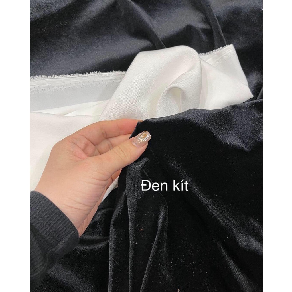 Vải Nhung  Cao Cấp HQ Hàng 7 Biên Sịn