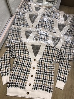 ( Ảnh thật) Áo cardigan hoạ tiết