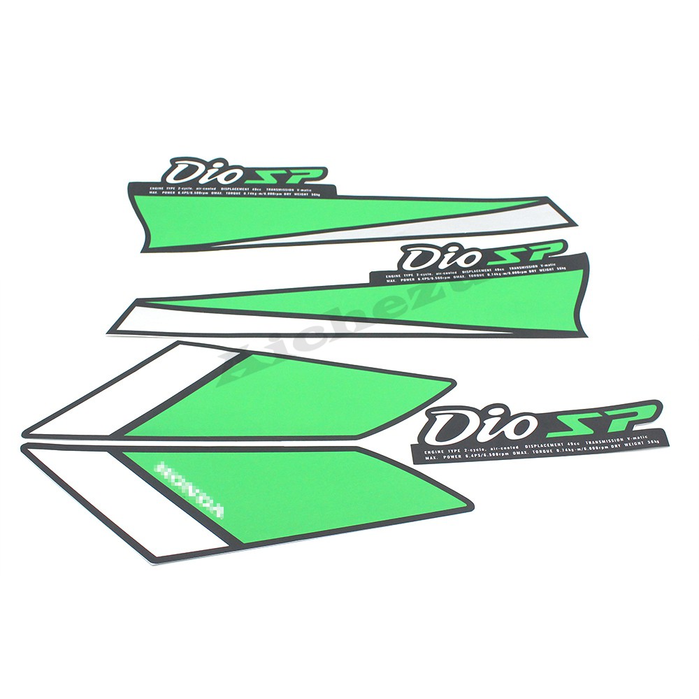 Miếng Đề Can Dán Trang Trí Thân Xe Máy Honda DIO SR 50 AF17 / AF18 / AF27 / AF28