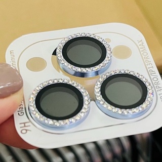 Bộ 3 dán mắt camera đính đá cao cấp cho iPhone 13 Mini, 13, 13 Pro, 13 Pro Max bảo vệ mắt camera lấp lánh sang trọng