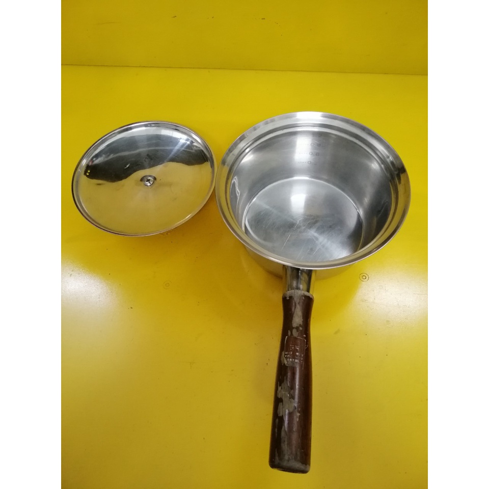 Quánh inox nội địa Nhật, size 18cm, cao 9cm (mã 785), Dùng được bếp từ