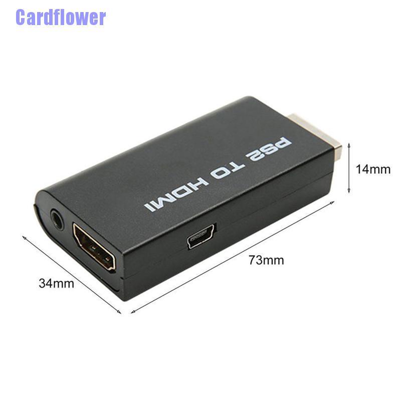 Cardflower  HDV-G300 PS2 To HDMI 480i/480p/576i Audio Video Converter Adapter For PSX PS4