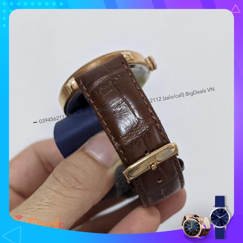 Đồng hồ nam dây da Tommy Hilfiger George White Dial Leather Strap Men's Watch 1710346 | BigDeals VN