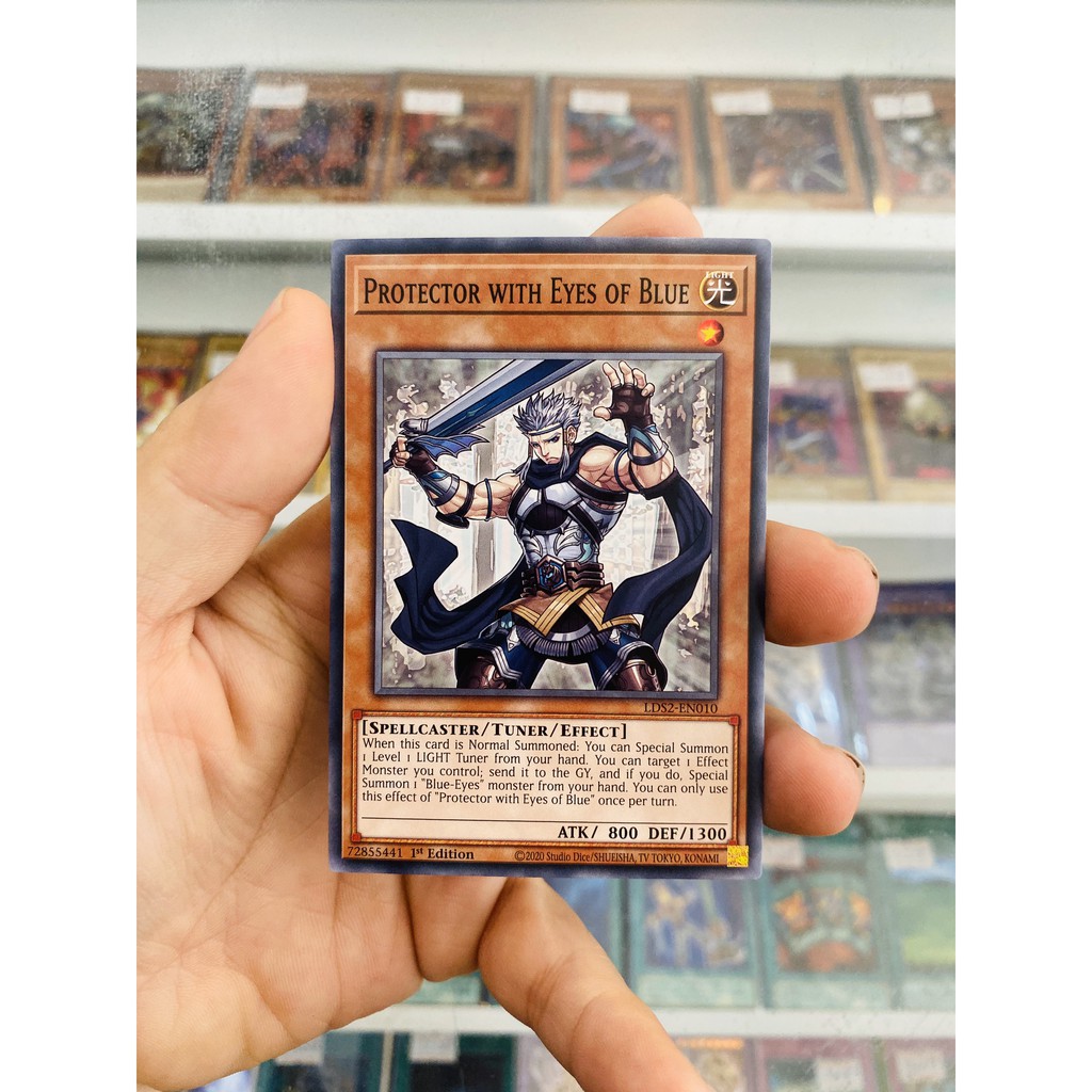 Thẻ Bài YugiOh! Mã LDS2-EN010 - Protector with Eyes of Blue - Common - 1st Edition