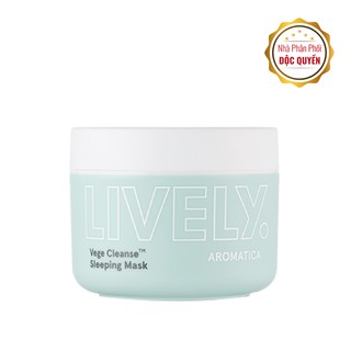 Mặt nạ ngủ giúp dưỡng ẩm, thải độc Aromatica Lively Vege CleanseTM Sleeping Mask 100g