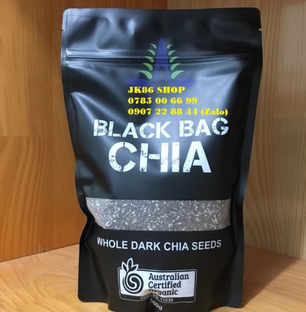 Hạt chia đen Úc black bag