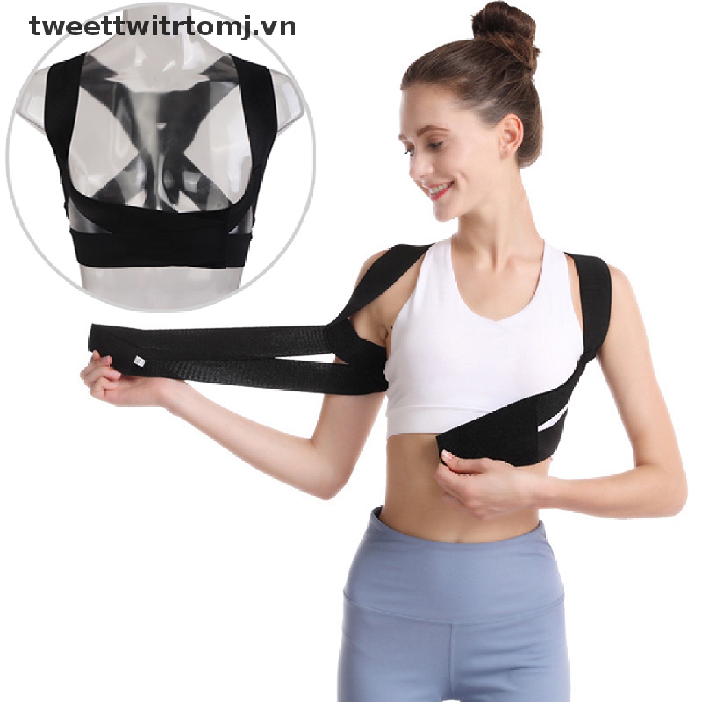 Đai Đeo Hỗ Trợ Điều Chỉnh Tư Thế Lưng Đàn Hồi Cho Nữ