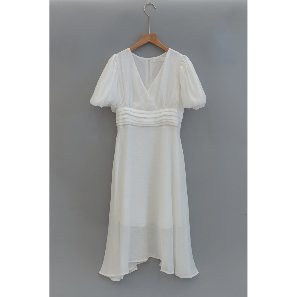 [ Miều ] Đầm cổ tim tay ngắn Monaca Dress