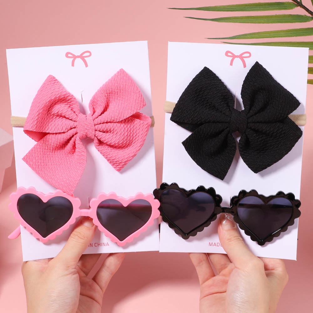 KIDSBOWS Set 2 Băng Đô Nơ Màu Sắc Xinh Xắn Cho Bé Gái