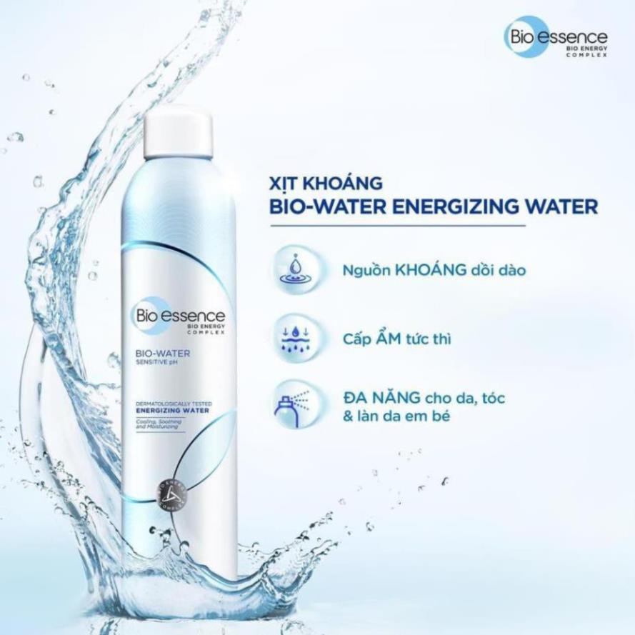 [Chuẩn auth 100%, đủ bill, đi air ✈️] Nước khoáng dưỡng da ẩm mượt mịn màng Bio-Essence Bio-Water Water Energizing 300ml